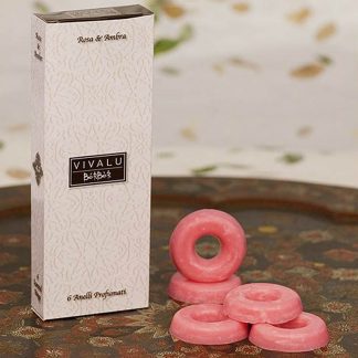 Lumen Vivalu Rose & Amber Perfume Rings, 6/Pack