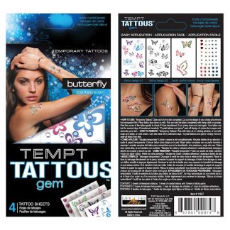 Stargazer Gem Temporary Tattoos, 4/Pack