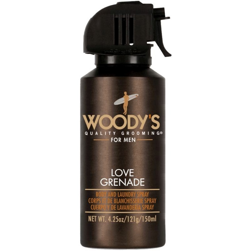 Woody's for Men Love Grenade Body & Laundry Spray, 150ml