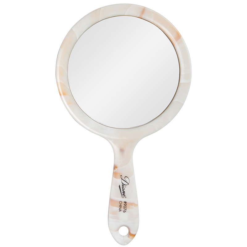 Diane Small Two-Sided Mirror with Handle