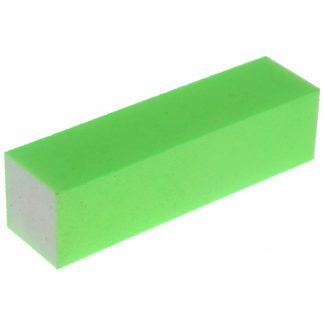 Nail Buffer, Green & White