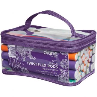 Diane Twist-Flex Bendies, Coloured, Assorted Sizes, 42/Pack