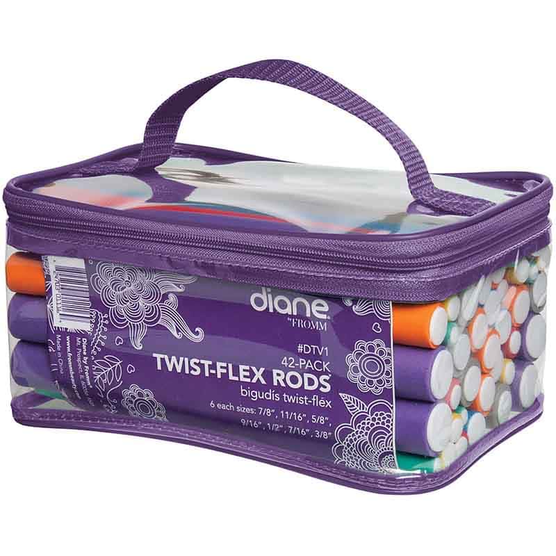 Diane Twist-Flex Bendies, Coloured, Assorted Sizes, 42/Pack