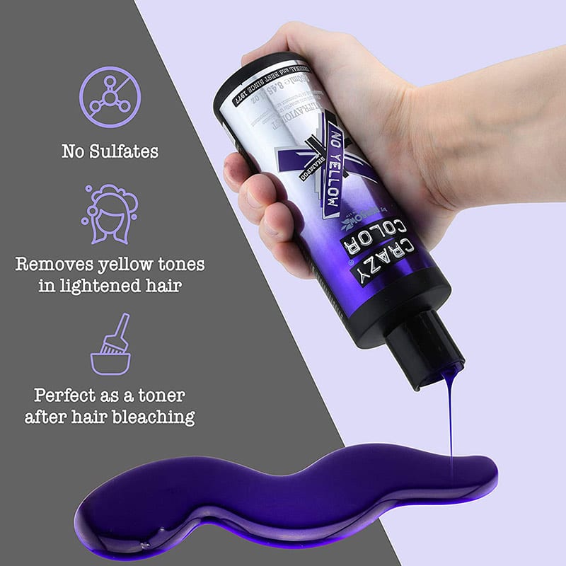 Crazy Color Ultra Violet No Yellow Shampoo - Image 2