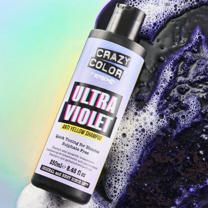 Crazy Color Ultra Violet No Yellow Shampoo - Image 6