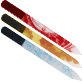 Nail File Colourful Glass, 135mm