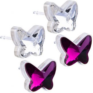 Blomdahl Medical Plastic Earrings - Butterfly