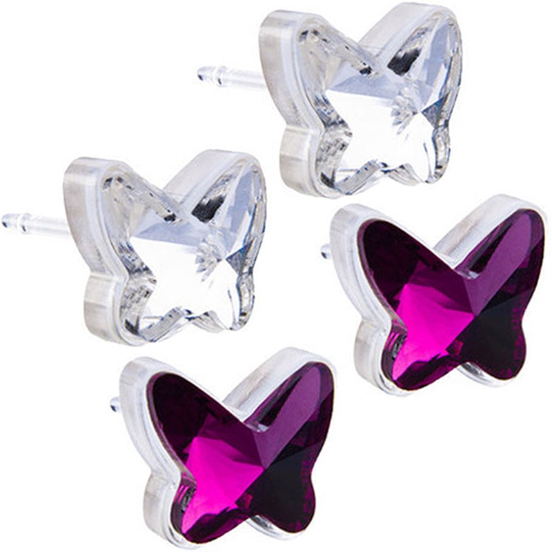 Blomdahl Medical Plastic Earrings - Butterfly