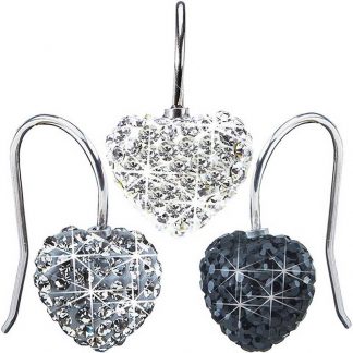 Blomdahl Titanium Earrings - Crystal Heart