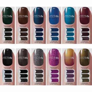 Dashing Diva ColorFX Glitterati Nail Art Appliques, 34 Appliques, 18 Sizes