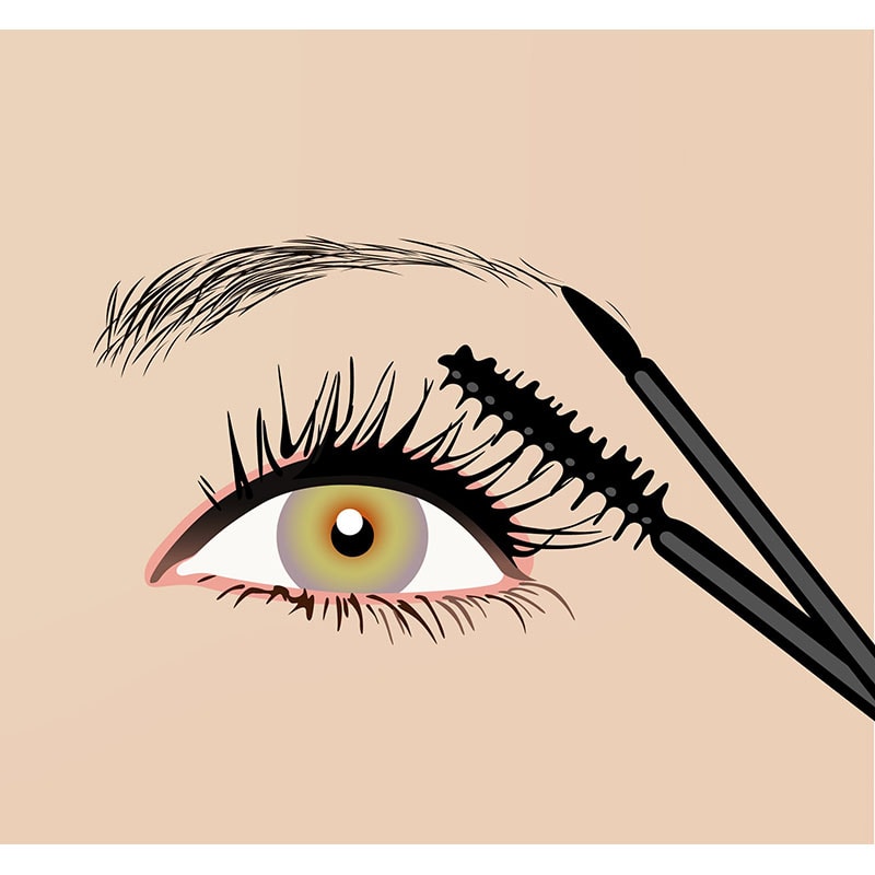 L'Action Paris Bye Bye Grey Hair Eyelash & Eyebrow Mascara, Black, 6ml - Image 2