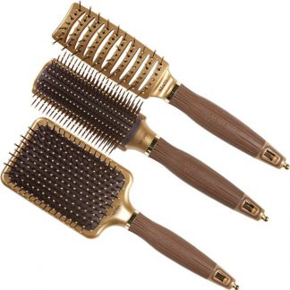 Olivia Garden NanoThermic Ceramic & Ion Vent, Styler & Paddle Brush Collection