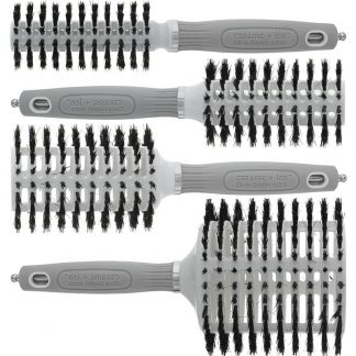 Olivia Garden Ceramic & Ion Turbo Vent 100% Boar Brush Collection