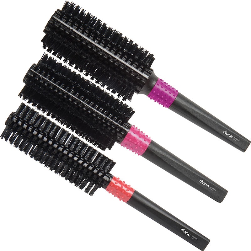 Diane Boar Bristles Round Radial Brush Collection