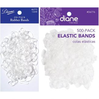 Diane Head & Pony Tail Holders - Soft, Clear