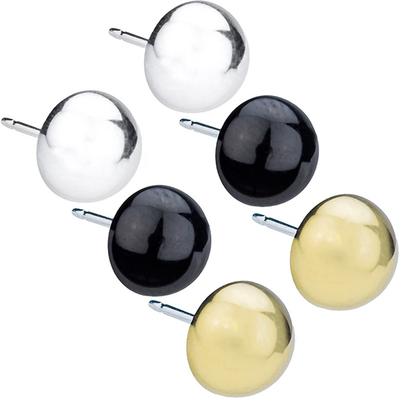 Blomdahl Titanium Earrings - Half Ball Stud