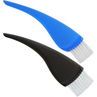 Tint Brush Curved Handle Assorted Colours White Bristles