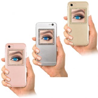 Phone Mirror Crystal Restickable for All Phones & Cases