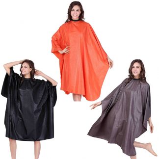 Salon Quality Cape Embossed, Polyester, Large, Studs