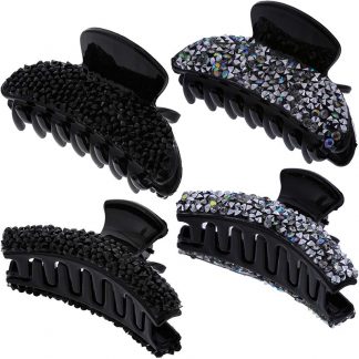Hair Claw Clip with Strass