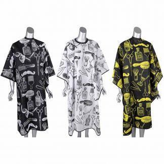 Men's Cape Barbershop Tools Design, Hook & Loop