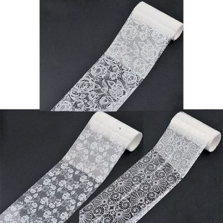 Nail Art Decoration White Lace