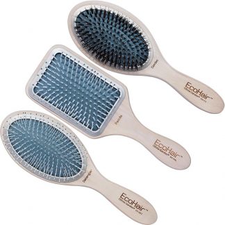 Olivia Garden EcoHair Thermal Bamboo Paddle & Cushion Brush Collection