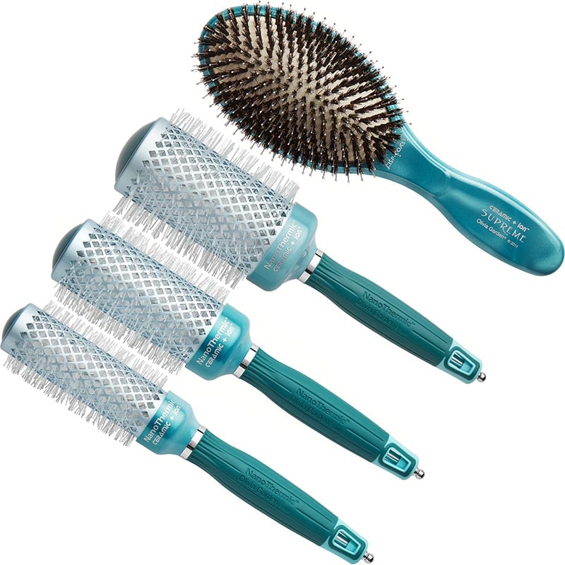 Olivia Garden NanoThermic Ceramic & Ion Oasis Brush Collection