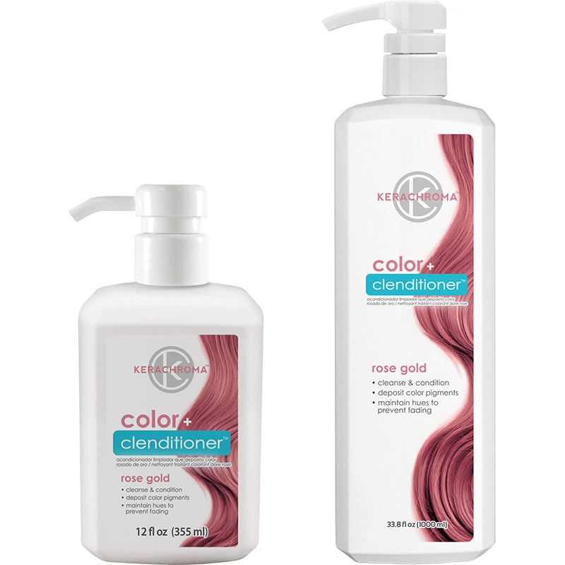 Kerachroma Pastel Color + Clenditioner, Rose Gold