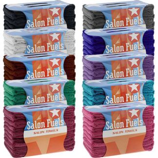 Salon Fuels Micro-Fibre Towels, 50x90cm, 260g, 10/Bag
