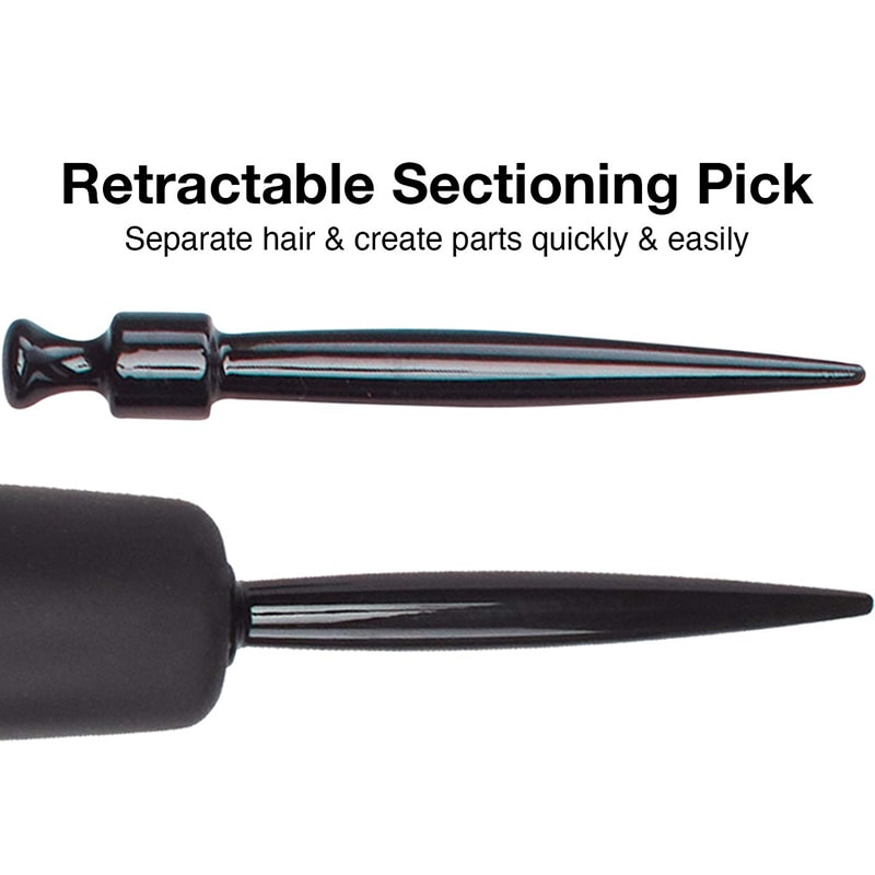 Olivia Garden Essentials Thermal Brush Display: 4 Brushes & Basket - Image 10