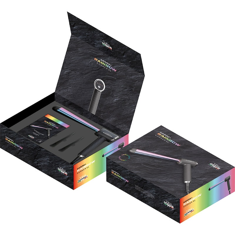 Gamma Più Rainbow Korner XL Curler & Waver - Image 3