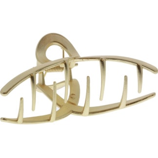 Hair Claw Clip Metallic, Gold, 7.5cm