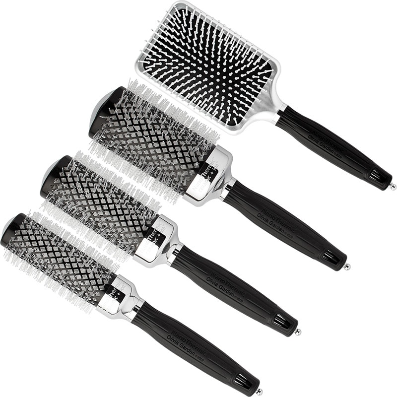 Olivia Garden NanoThermic Ceramic & Ion Eclipse Brush Collection