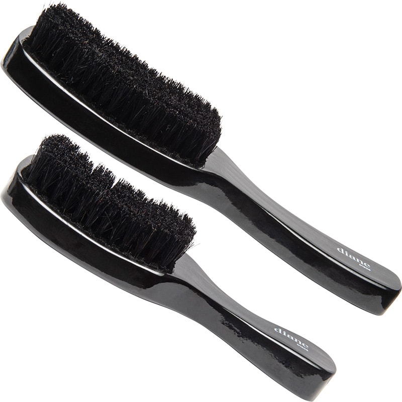 Diane Curved Luxe 100% Soft Boar Wave Handle Brush - Image 3