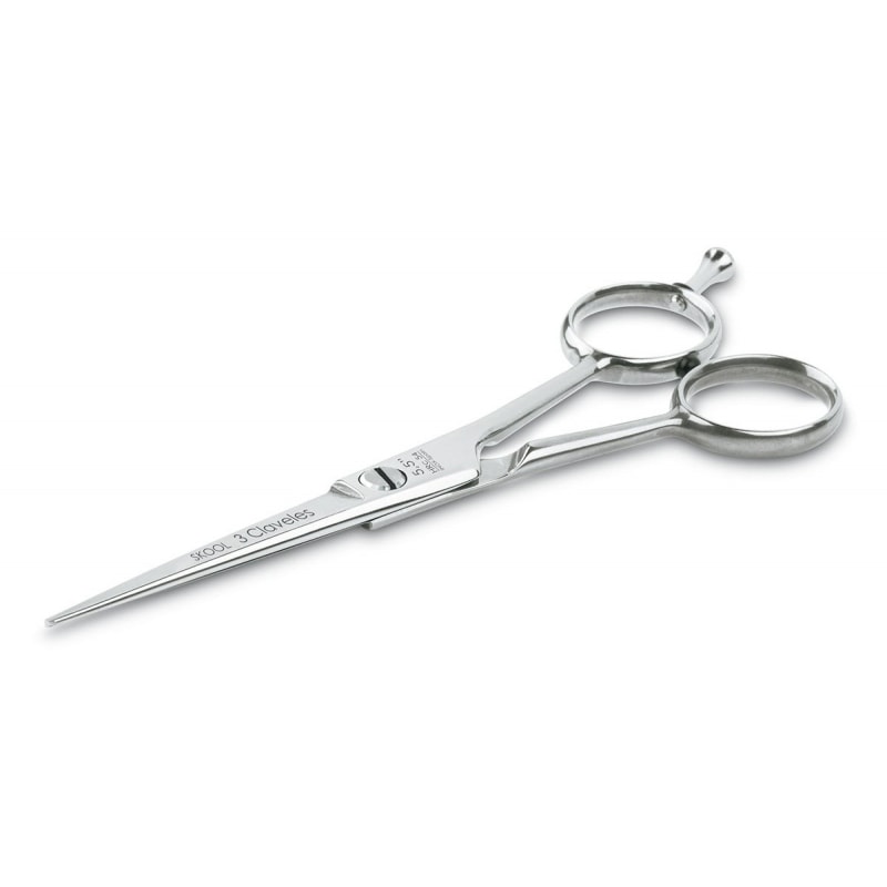 3Claveles Skool Student Non-Serrated Classic Scissor/Thinner, 5.5 inch - Image 2