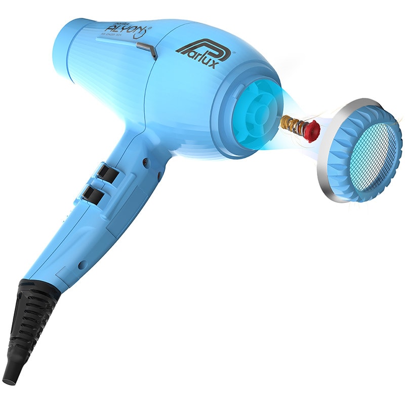 Parlux Hair Dryer Alyon Air Ionizer Tech 2250 Watt Night Blue & Magic Sense Diffuser Set - Image 6