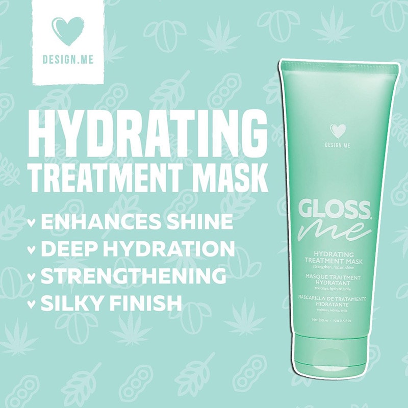 DESIGN.ME GLOSS.ME Hydrating Mask, 250ml - Image 3