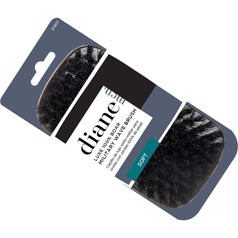 Diane Luxe 100% Soft Boar Military Wave Brush - Image 2