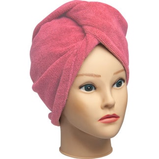 Diane Pink Microfiber Hair Turban