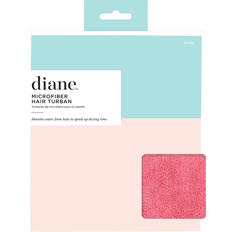 Diane Pink Microfiber Hair Turban - Image 4