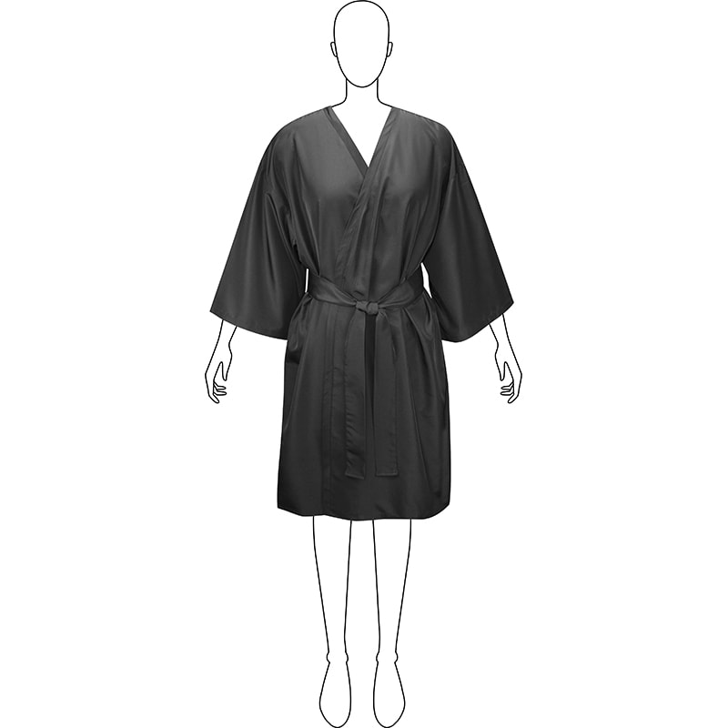 Olivia Garden Essentials Waterproof Black Gown