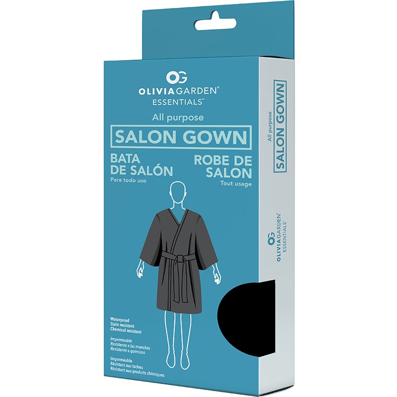 Olivia Garden Essentials Waterproof Black Gown - Image 3