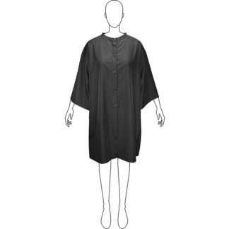 Olivia Garden Essentials Waterproof Black Jacket Cape, Snap Buttons