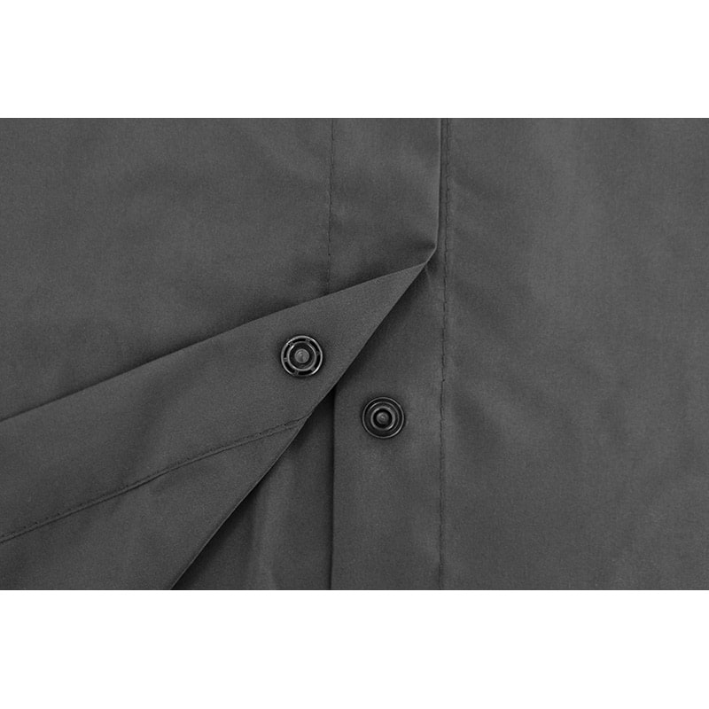 Olivia Garden Essentials Waterproof Black Jacket Cape, Snap Buttons - Image 2