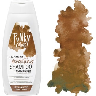 Punky Colour 3-in-1 Color Depositing Shampoo + Conditioner, Mochanificent, 250ml