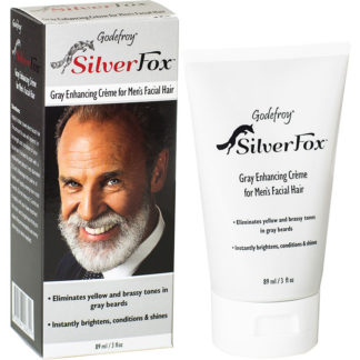 Godefroy Silver Fox Gray Enhancing Crème for Men's Facial Hair, 89ml