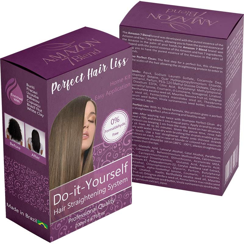 Amazon 7 Blend Perfect Hair DIY Hair Straightening Kit - Image 2