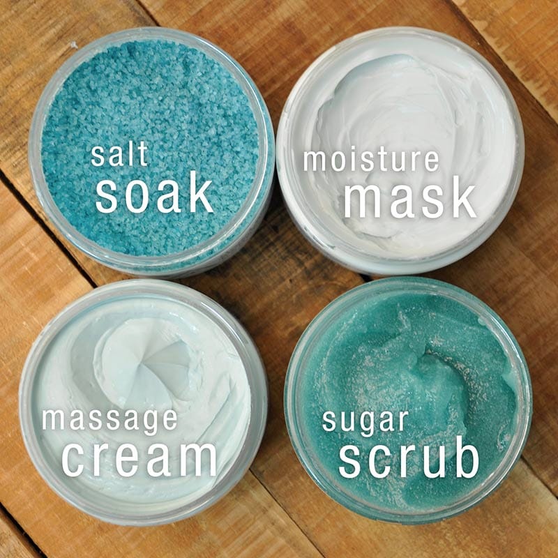 BCL Spa Lemongrass & Green Tea 4 Step Home Spa Starter Kit for Hands, Feet & Body, 4 Pieces - Image 2