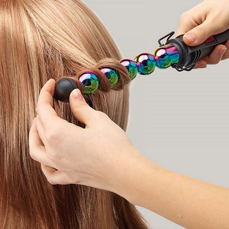 Gamma Più Iron Bubble Rainbow Curler, 25mm, 200°C - Image 3